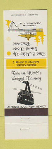 Matchbook Cover - Summit House Restaurant Sandia Peak Albuquerque NM