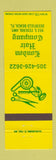 Matchbook Cover - London Hair Company Salon Deerfield Beach FL