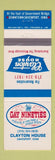 Matchbook Cover - Clayton House Gay Nineties Davenport IA