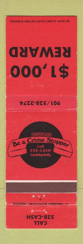 Matchbook Cover - Crime Stoppers