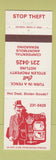 Matchbook Cover - Stop Theft Turn In a Fence