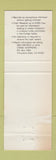 Matchbook Cover - Crime Stoppers 494 Talk