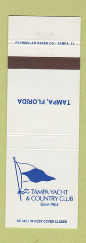 Matchbook Cover - Tampa Yacht and Country Club FL