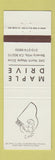Matchbook Cover - Maple Drive Beverly Hills CA
