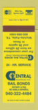 Matchbook Cover - Central Bail Bonds Wichita Falls TX