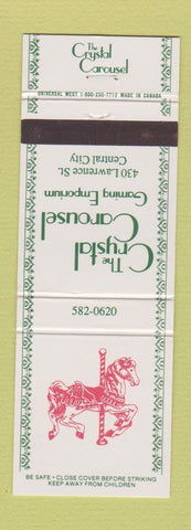 Matchbook Cover - Crystal Carousel Gaming Emporium Central City Colorado