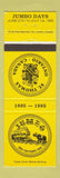 Matchbook Cover - St Thomas ON Jumbo Days 1985