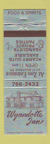 Matchbook Cover - Wyandotte Inn MI