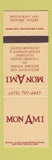 Matchbook Cover - Mon Ami Restaurant