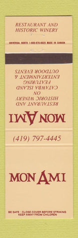 Matchbook Cover - Mon Ami Restaurant
