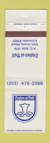 Matchbook Cover - Enzian at Vail Colorado Lions Head WEAR