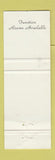 Matchbook Cover - Lord Bunbury Boston MA WEAR
