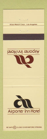 Matchbook Cover - Airporter Inn Hotel Irvine CA