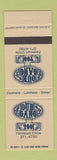 Matchbook Cover - Our Gang Too Fairmount Circle