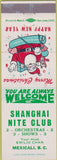 Matchbook Cover - Shanghai Nite Club Mexicali BC Mexico Christmas