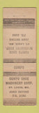 Matchbook Cover - Compo Shoe Machinery St Louis MO John Devine PRINTING ERROR