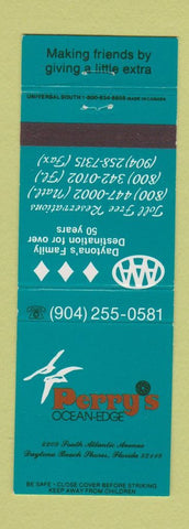 Matchbook Cover - Perry's Ocean Edge Daytona Beach Shores FL