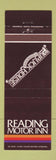 Matchbook Cover - Reading Motor Inn Publick House Wyommising PA