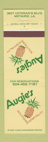 Matchbook Cover - Augie's Restaurant Metairie LA
