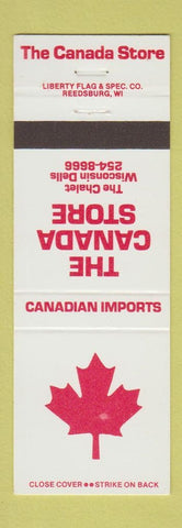 Matchbook Cover - Canada Store Wisconsin Dells WI The Chalet