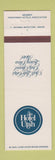 Matchbook Cover - Hotel Utah Salt Lake City UT WEAR