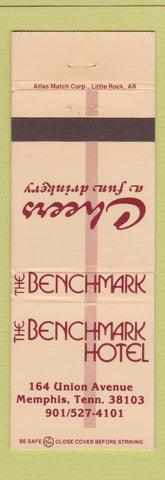 Matchbook Cover - The Benchmark Hotel Memphis TN Cheers