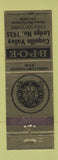 Matchbook Cover - Elks Lodge Coquille Valley Myrtle Point OR