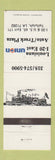 Matchbook Cover - Louisiana I20 East Union 76 oil gas Tallulah LA