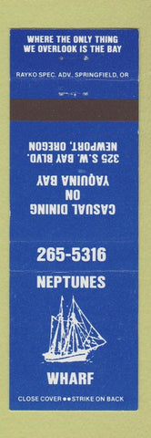 Matchbook Cover - Neptunes Wharf Newport OR