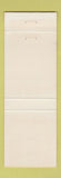 Matchbook Cover - Yellow Submarine Beef and Burgundy Pittsburgh Coraopolis PA