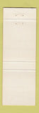 Matchbook Cover - Three Center Square Inn Restaurant Maytown PA