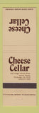 Matchbook Cover - Cheese Cellar Pittsburgh PA