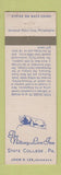 Matchbook Cover - Nittany Lion Inn State College PA