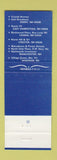 Matchbook Cover - Derry Bank and Trust NH Candia Chester Manchester Windham