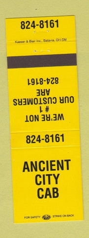Matchbook Cover - Ancient City Cab Taxi