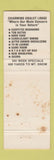 Matchbook Cover - The Alp Hof Lodge West Dover VT WEAR