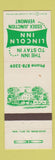 Matchbook Cover - Lincoln Inn Essex Junction VT