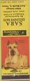 Matchbook Cover - Sara Hats Fort Worth TX Great Dane girlie