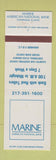 Matchbook Cover - Marine American National Bank Champaign IL
