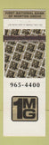 Matchbook Cover - First National Bank Morton Grove IL