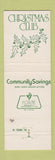 Matchbook Cover - Community Savings East Moline Hampton IL