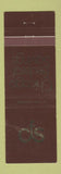 Matchbook Cover - Chicago Federal Savings Lisle Northbrook Tinley Park IL