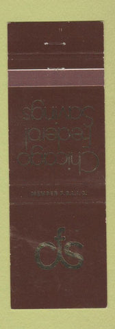 Matchbook Cover - Chicago Federal Savings Lisle Northbrook Tinley Park IL