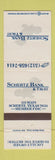 Matchbook Cover - Schertz Bank and Trust TX