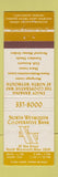 Matchbook Cover - North Weymouth COOP Bank MA