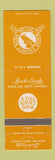Matchbook Cover Bucks Country Bank Peraskie Dublin Quakertown Chalfont PA YELLOW