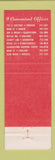 Matchbook Cover - Bucks Country Bank Peraskie Dublin Quakertown Chalfont PA  RED