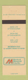 Matchbook Cover - Bank of Marshall County Benton Draffenville Gilbertsville KY