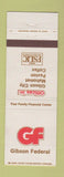 Matchbook Cover - Gibson Federal Gibson City Mahomet Paxton Colfax IL