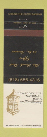 Matchbook Cover - Edwardsville National Bank IL